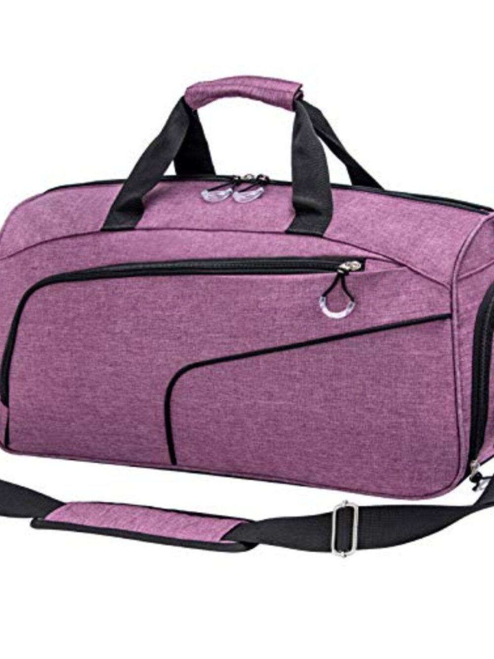 Gym Bag with Shoes Compartment, Wet Pocket, Waterproof Oxford Duffel, Travel